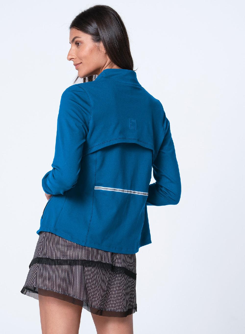 Lucky In Love High Neck Zip Jacket