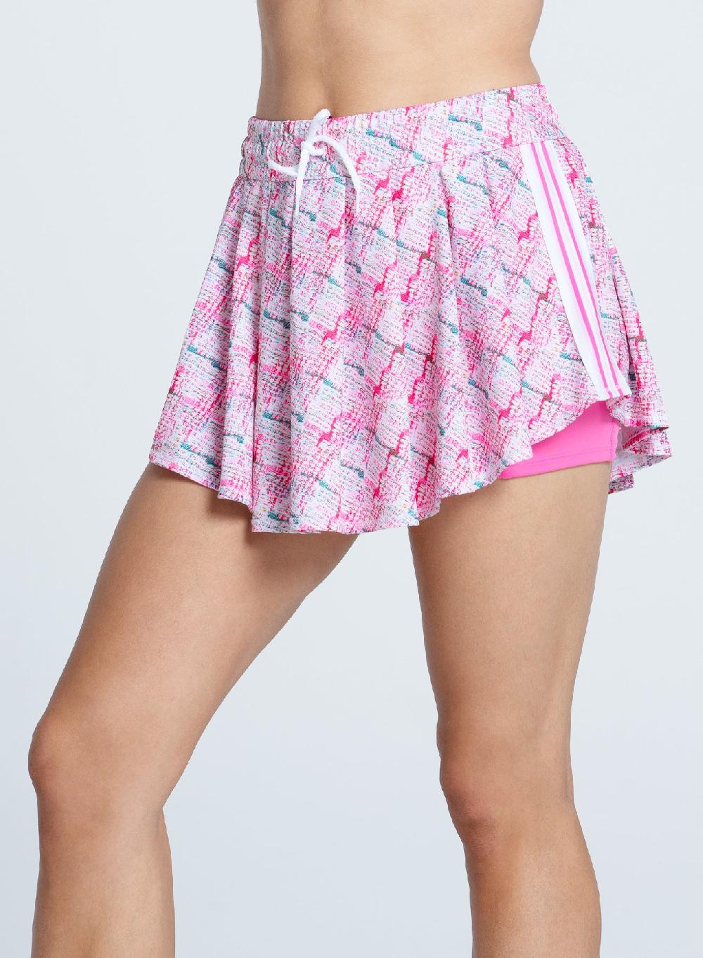 Lucky In Love High Waist Boucle Skirt-13.5"