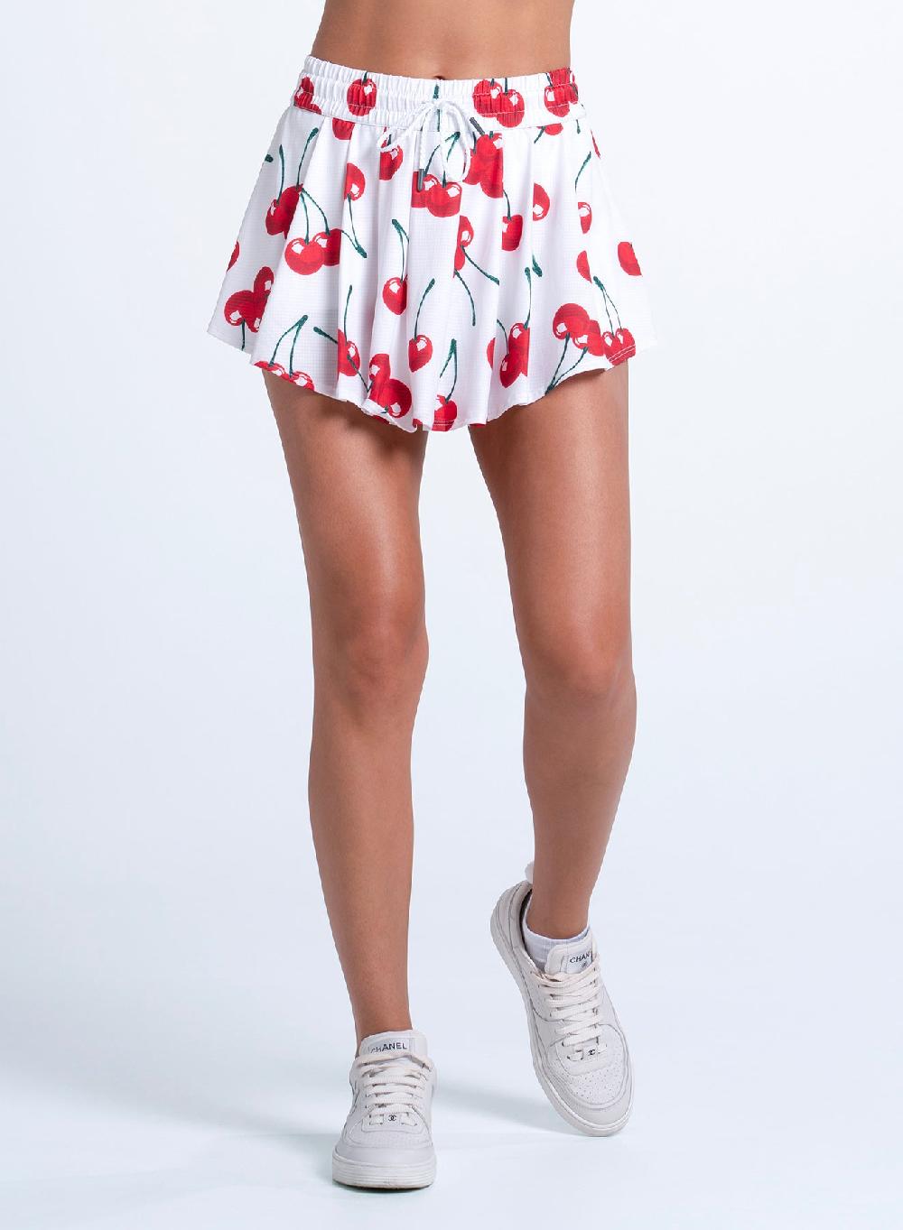 lucky in love High Waist Cherries On Top Skirt