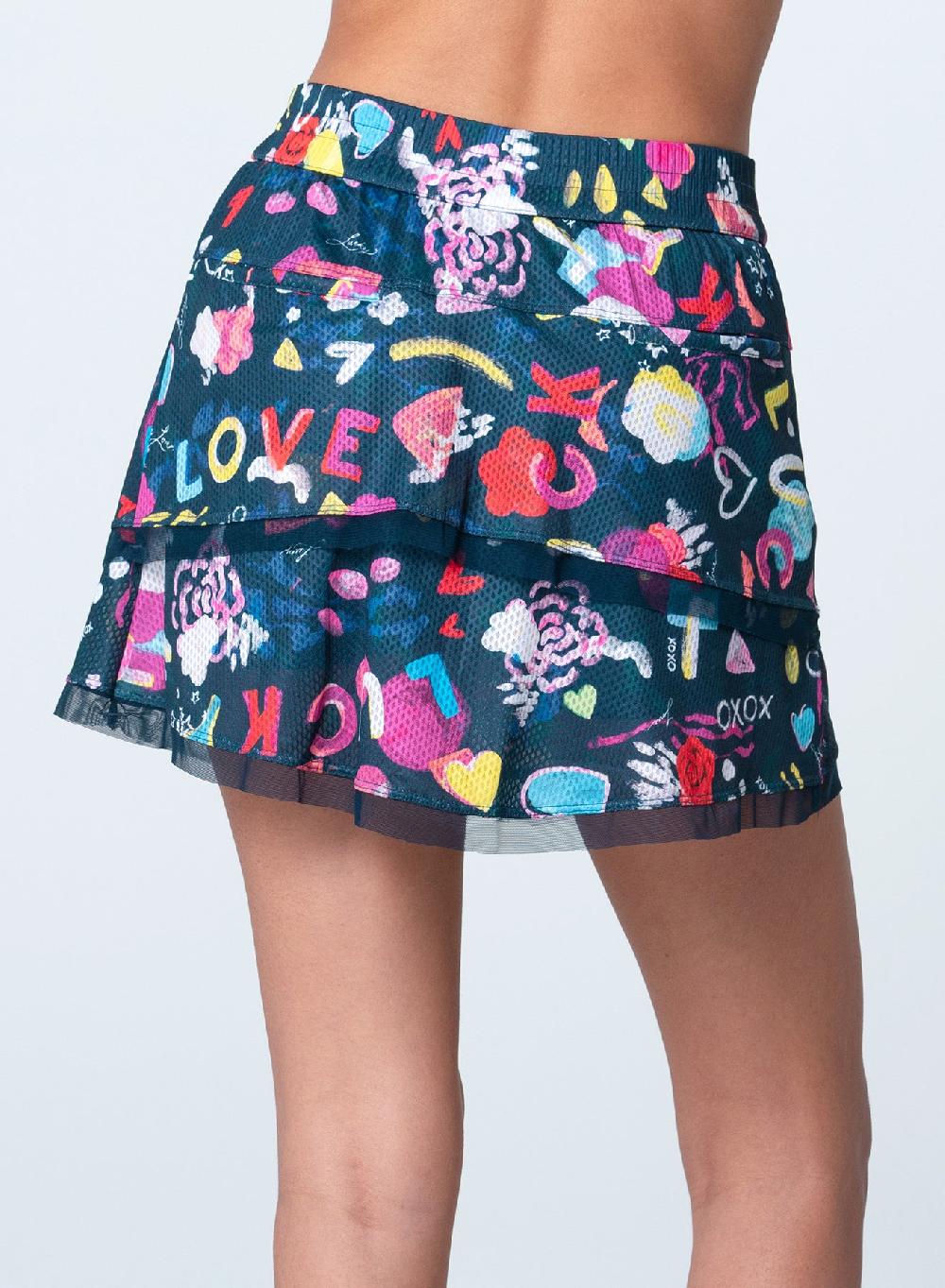Lucky In Love High Waist Love You Skort