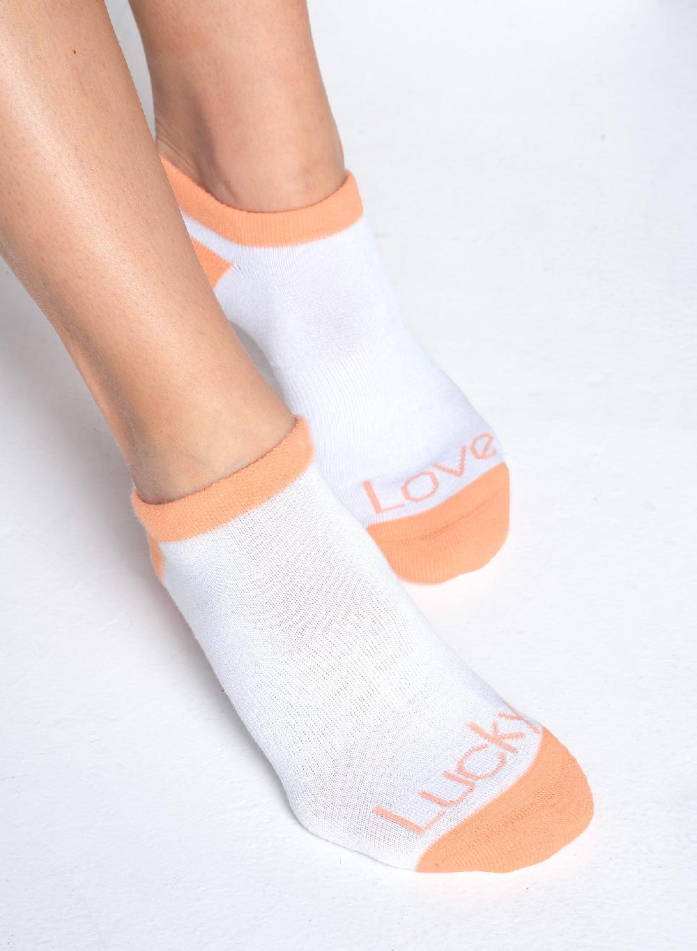 Lucky In Love Lavender Love Low Cut Socks