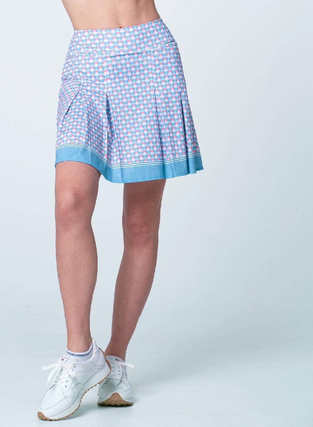 lucky in love Linen Glam Pleat Skort