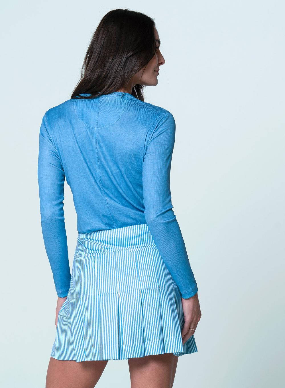 Lucky In Love Linen Play Henley Long Sleeve