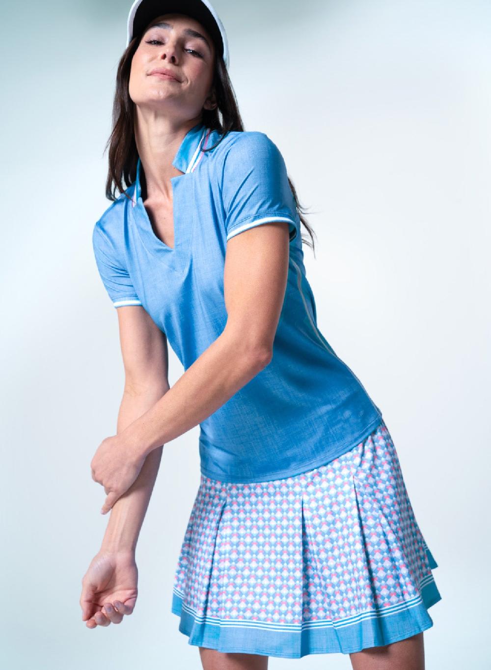 lucky in love Linen Play Notch Collar Short Sleeve