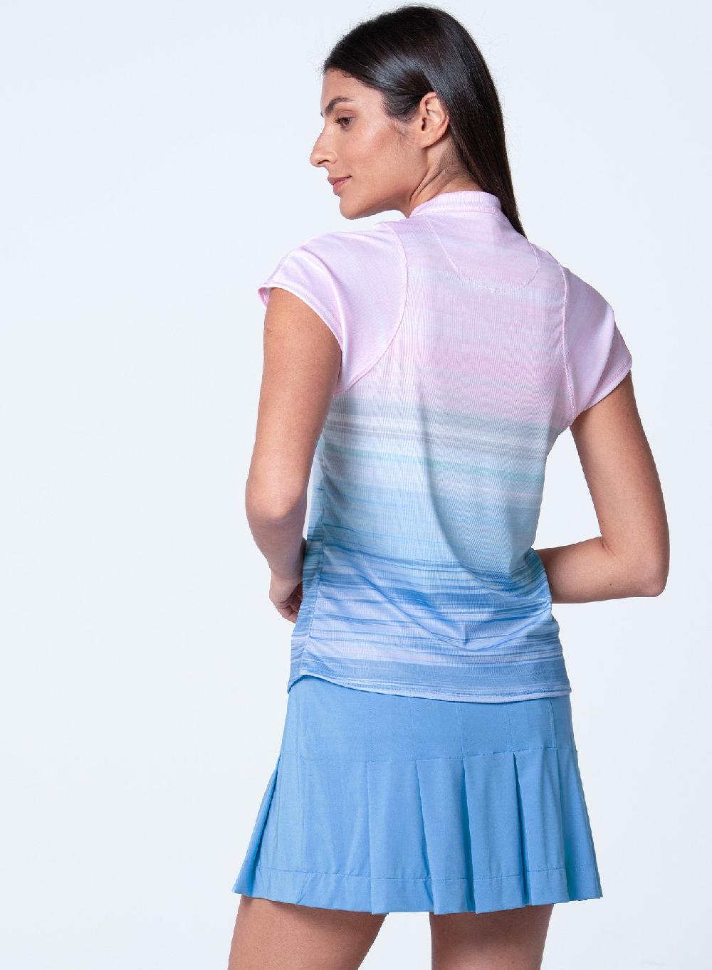 Lucky In Love Linen Vision Ruche Short Sleeve