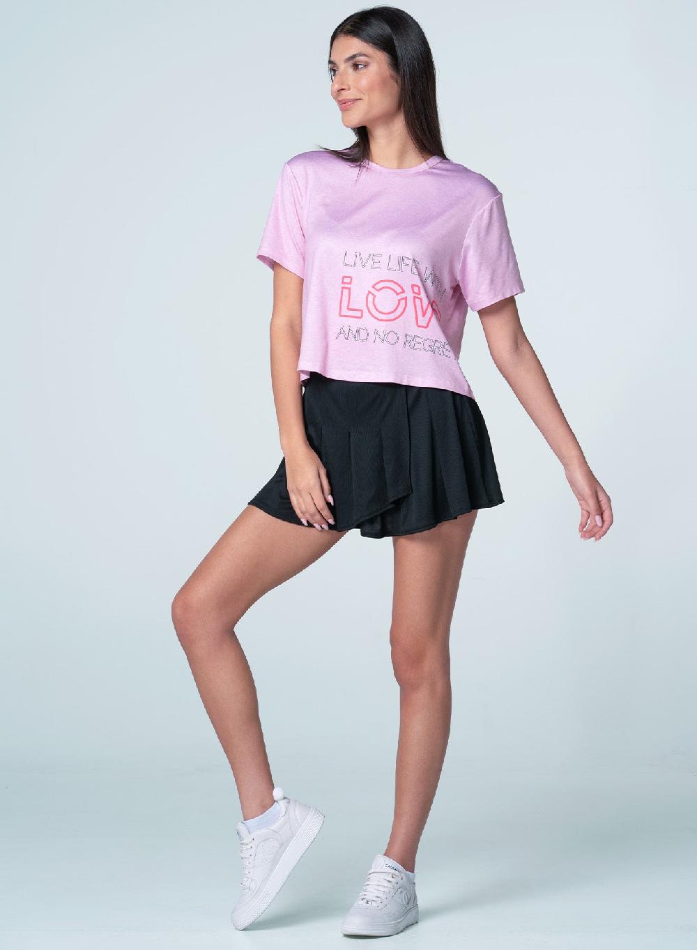 Lucky In Love Live Life With Love Short Sleeve