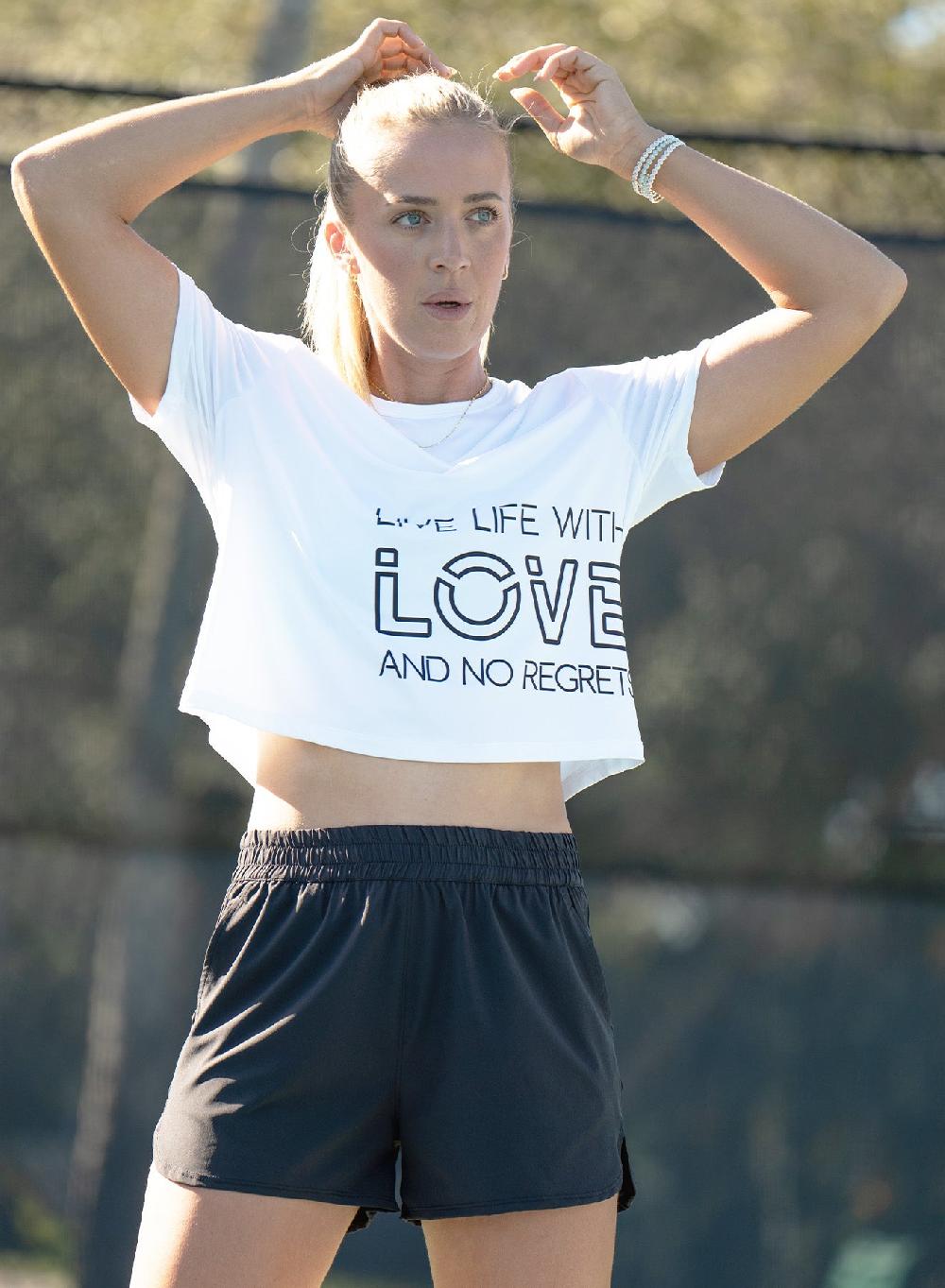 lucky in love Live Life With Love Short Sleeve