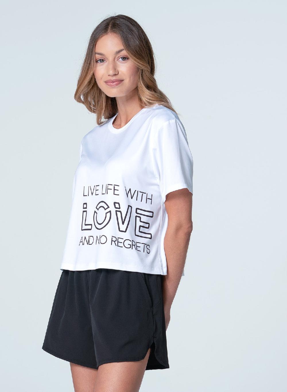 Lucky In Love Live Life With Love Short Sleeve