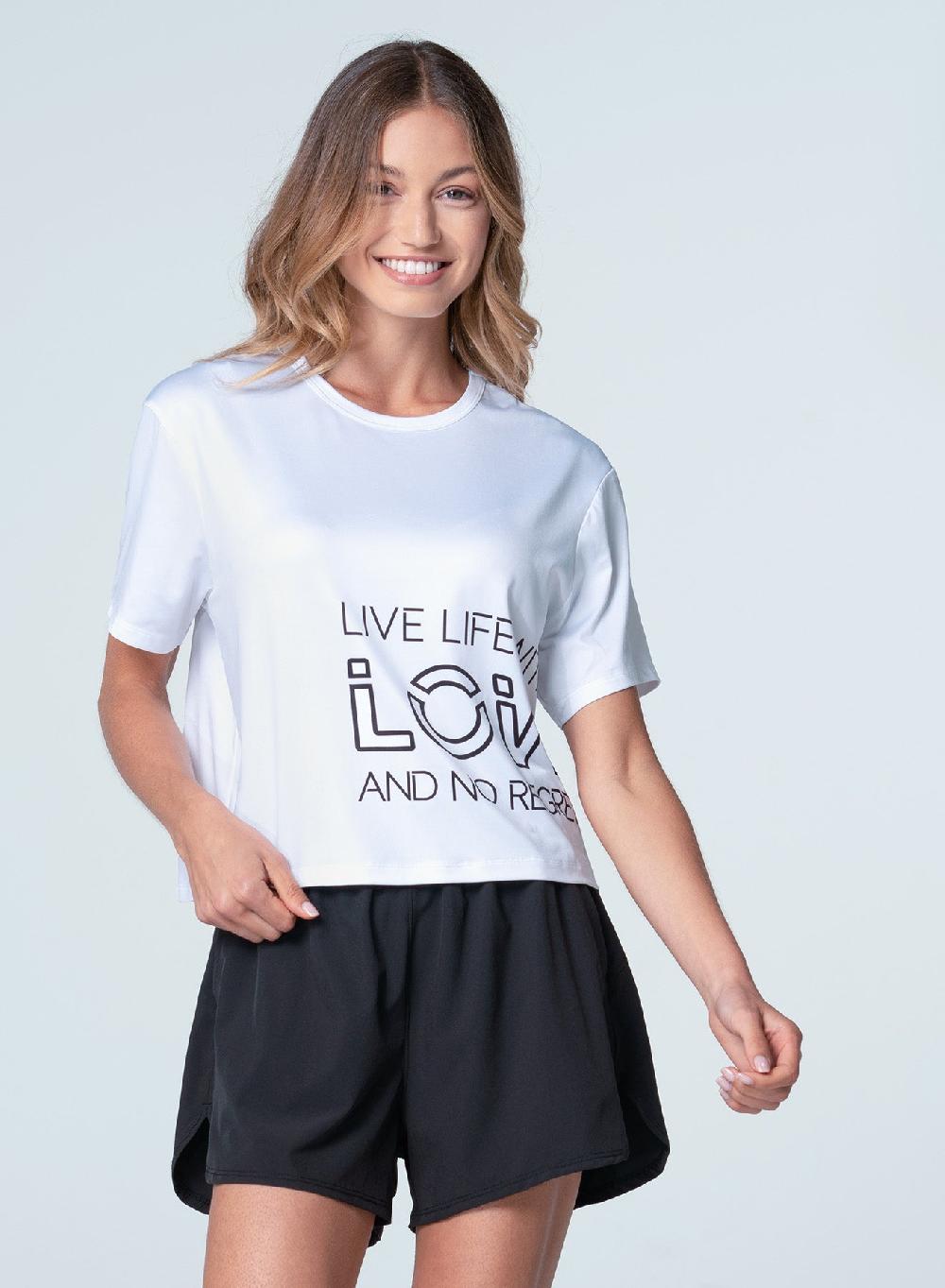 Lucky In Love Live Life With Love Short Sleeve
