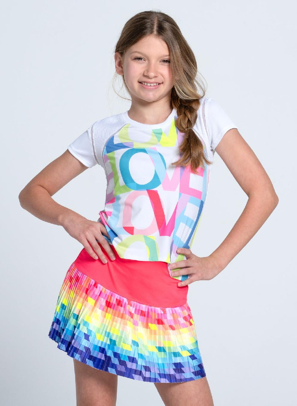 Lucky In Love Love In Color Short Sleeve