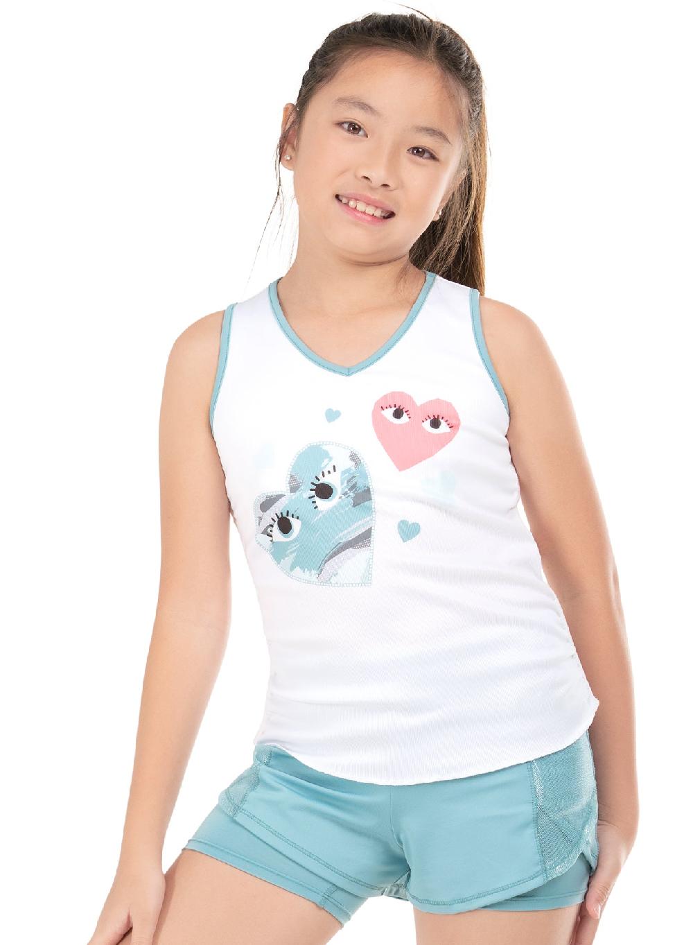 Lucky In Love Love Me Rib Tank