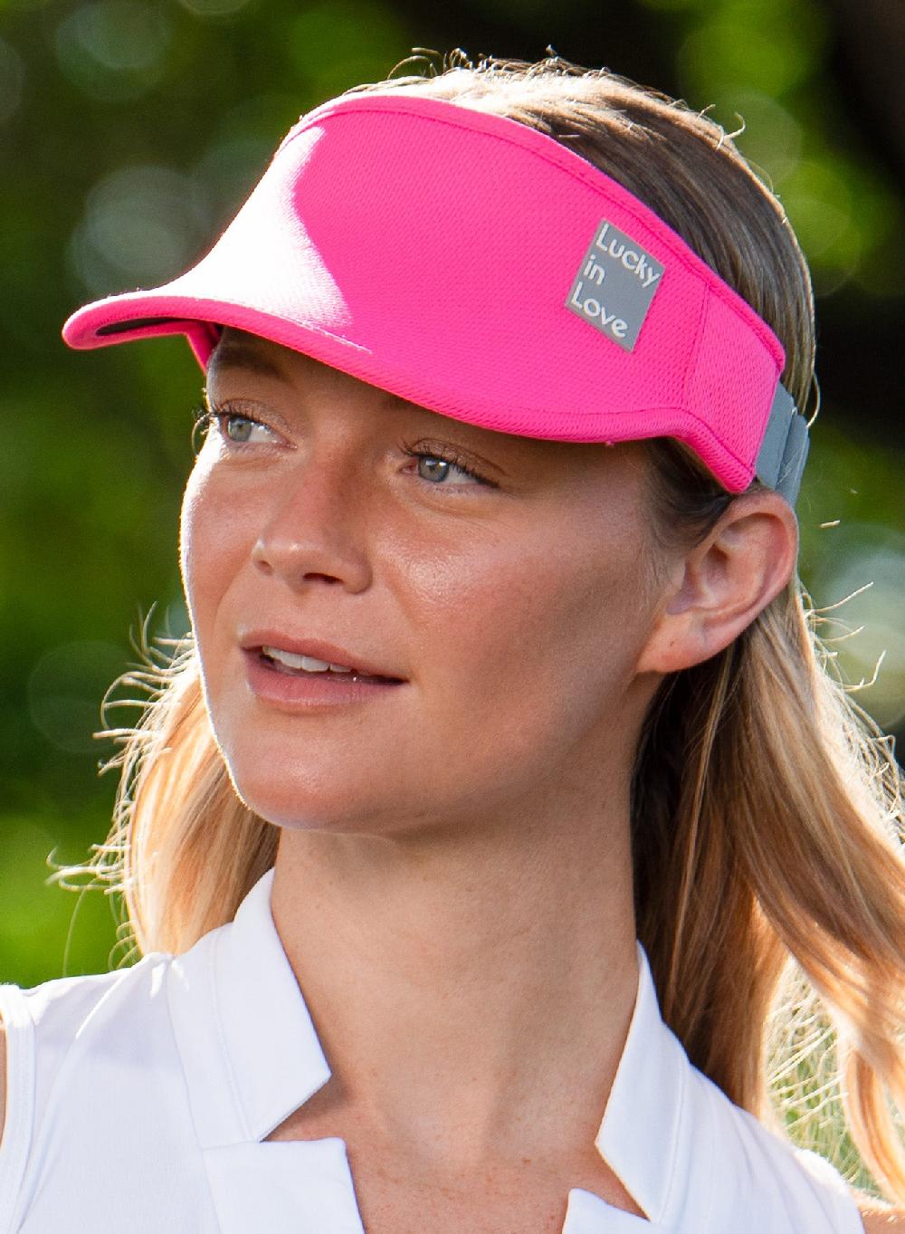 Lucky In Love Lucky Logo Stretch Visor