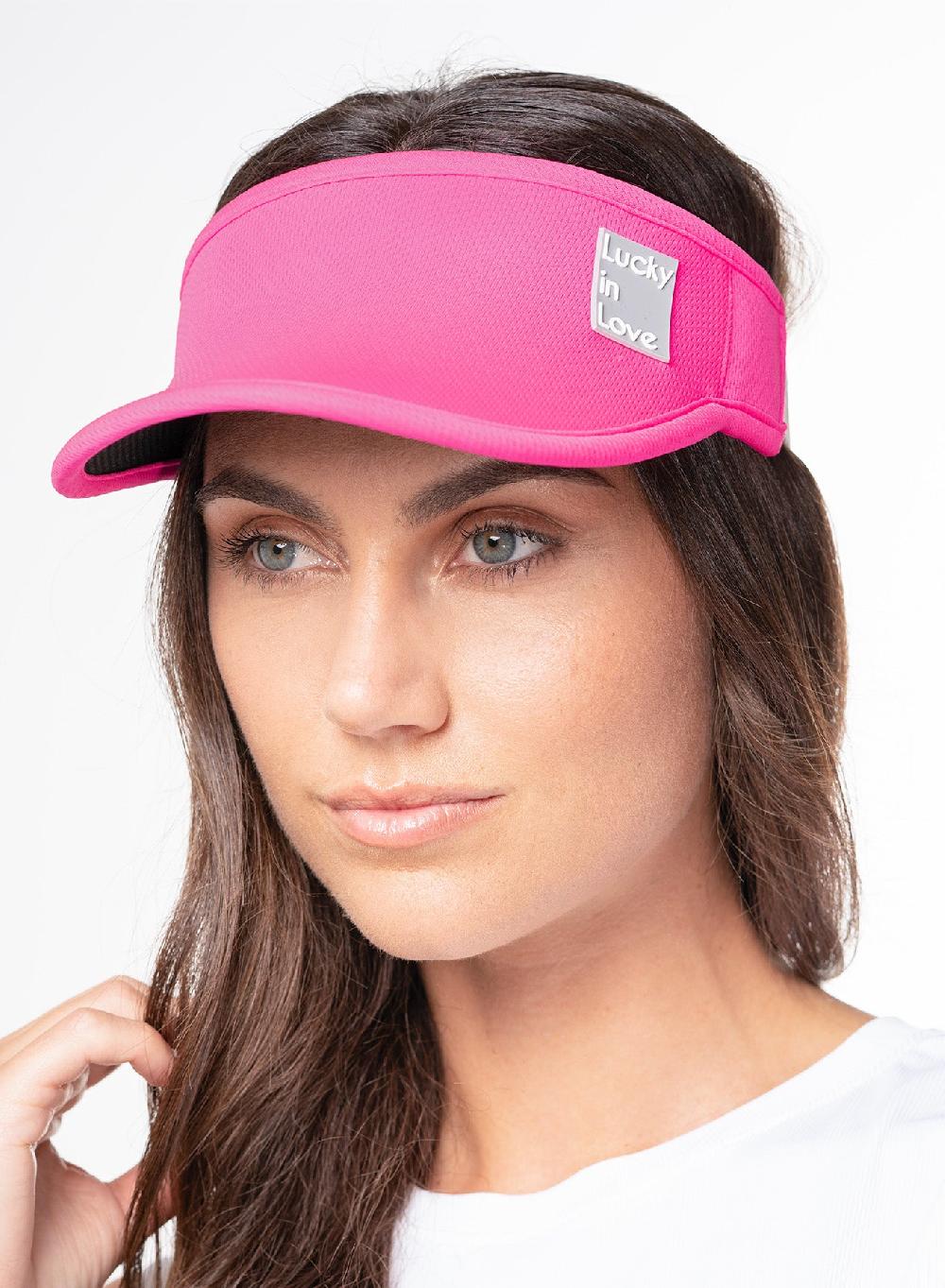 Lucky In Love Lucky Logo Stretch Visor
