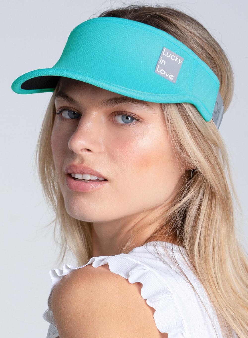 Lucky In Love Lucky Logo Stretch Visor