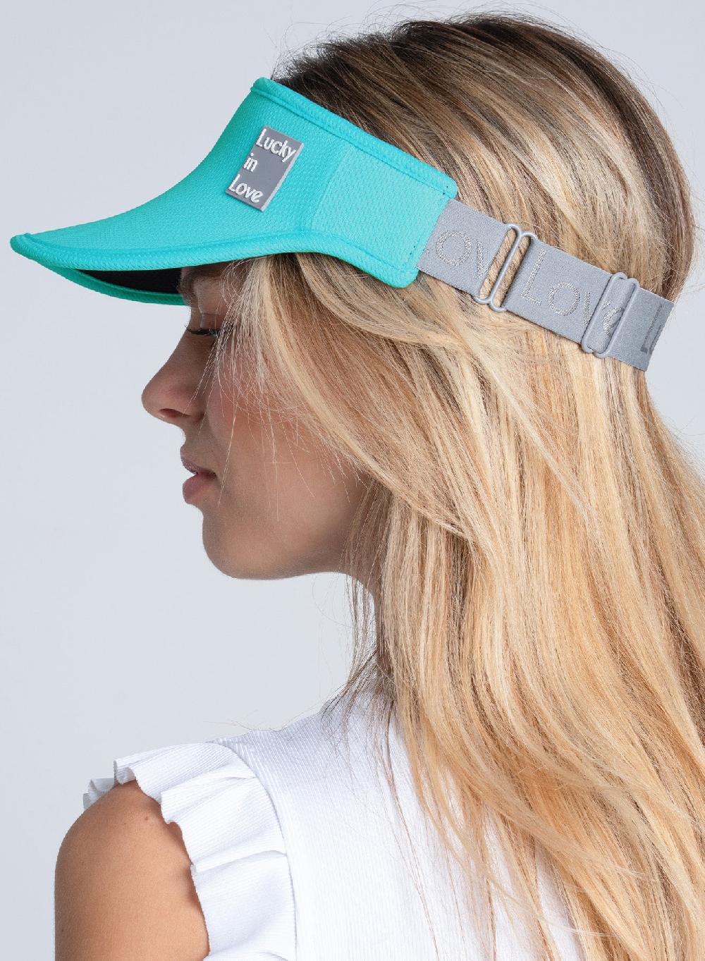 Lucky In Love Lucky Logo Stretch Visor