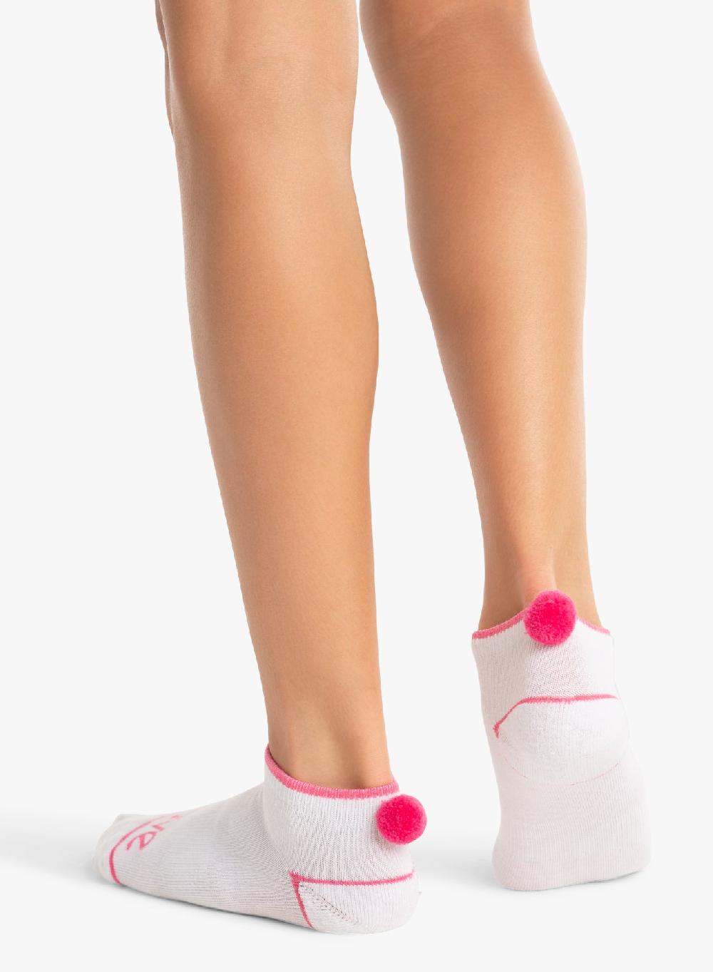 Lucky In Love Lucky Pom Low Cut Socks