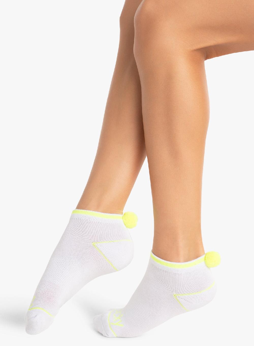 Lucky In Love Lucky Pom Low Cut Socks