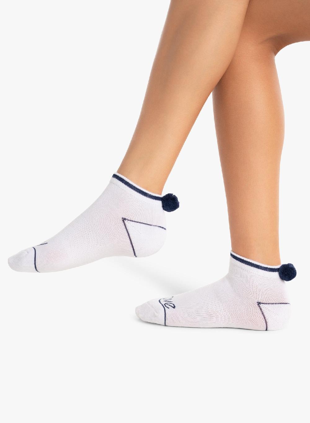 Lucky In Love Lucky Pom Low Cut Socks