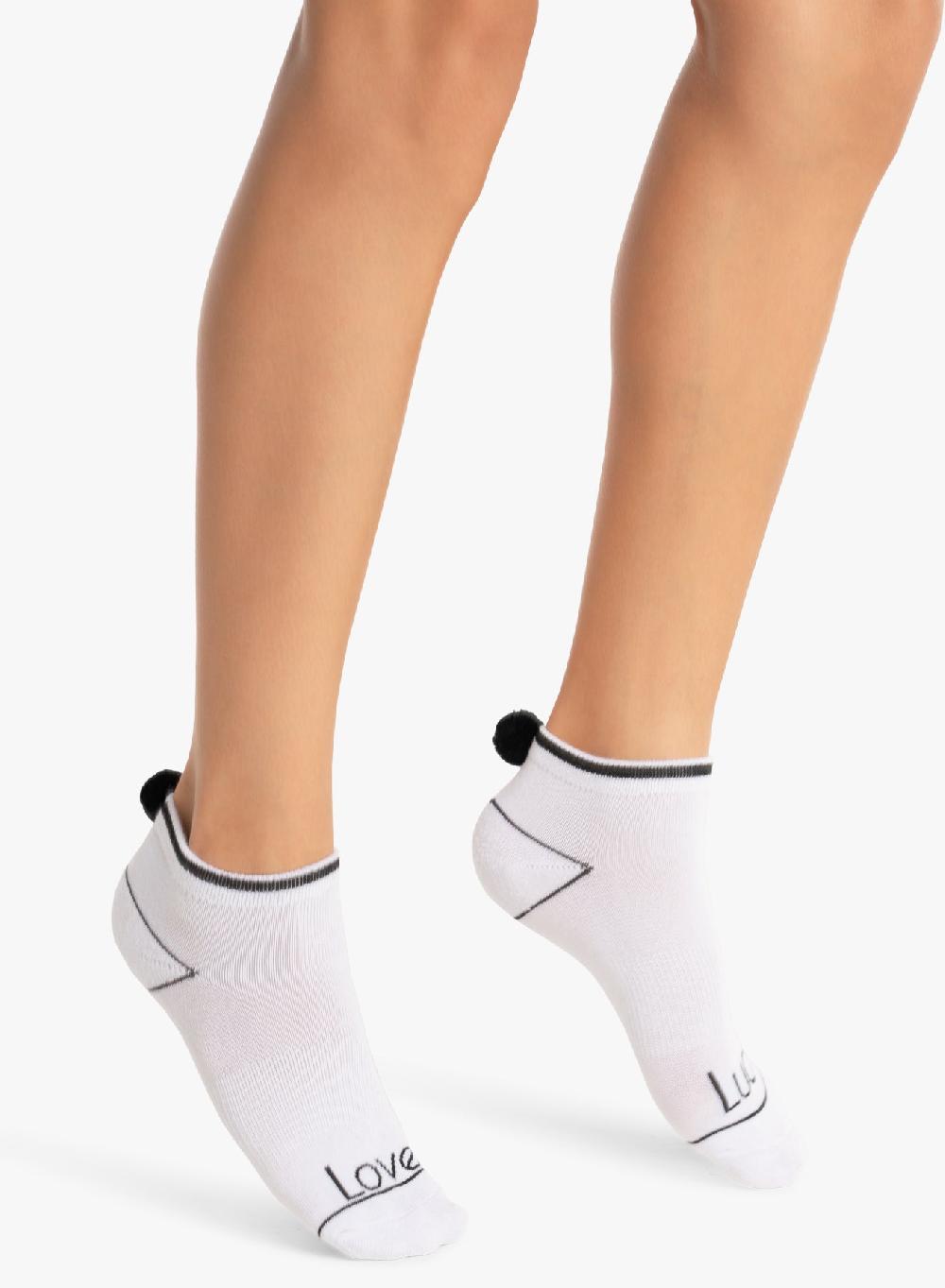 lucky in love Lucky Pom Low Cut Socks