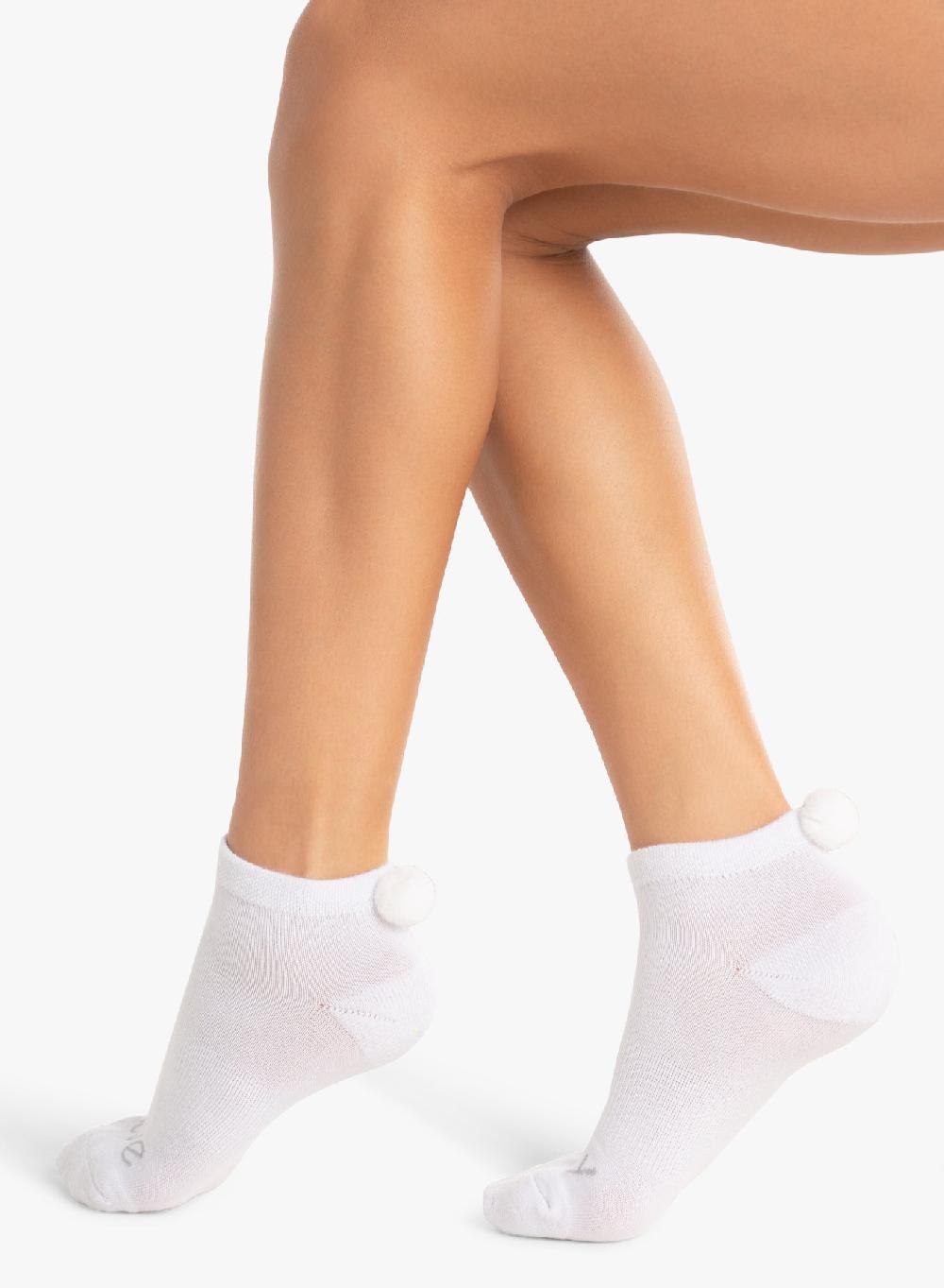 Lucky In Love Lucky Pom Low Cut Socks