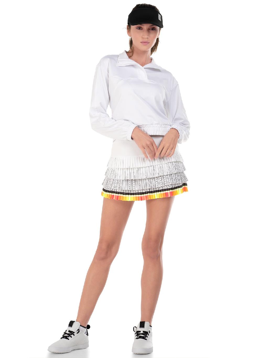 Lucky In Love Mock Pullover