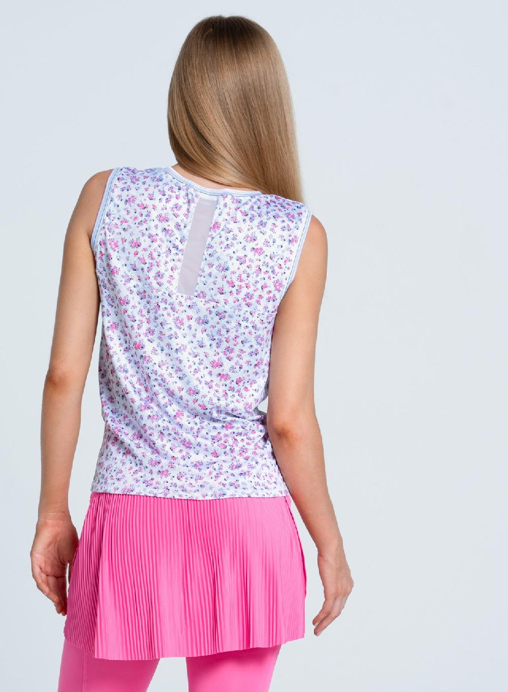 Lucky In Love Moon Flower Twist Front Tank