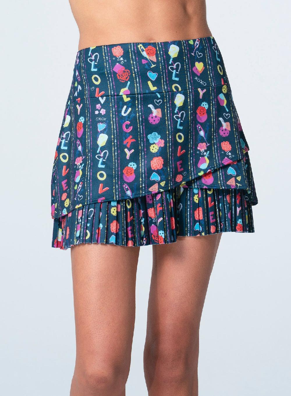Lucky In Love P.s. I Love You Pickleball Skirt