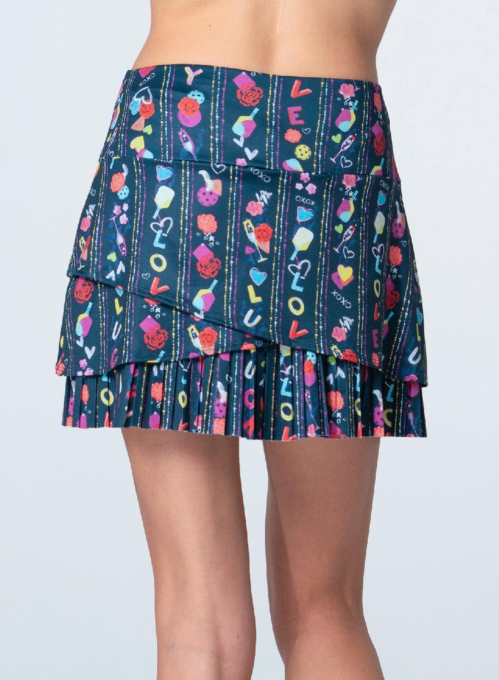 Lucky In Love P.s. I Love You Pickleball Skirt