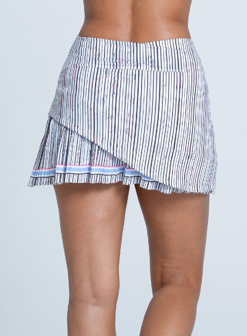 Lucky In Love Peek A Blue Pleated Skirt-14"
