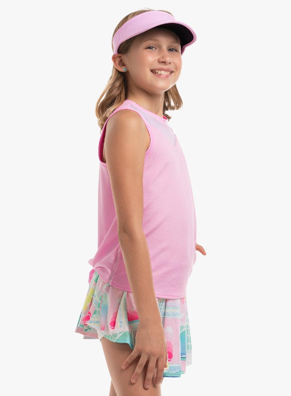 Lucky In Love Pique Dream Tie Back Tank