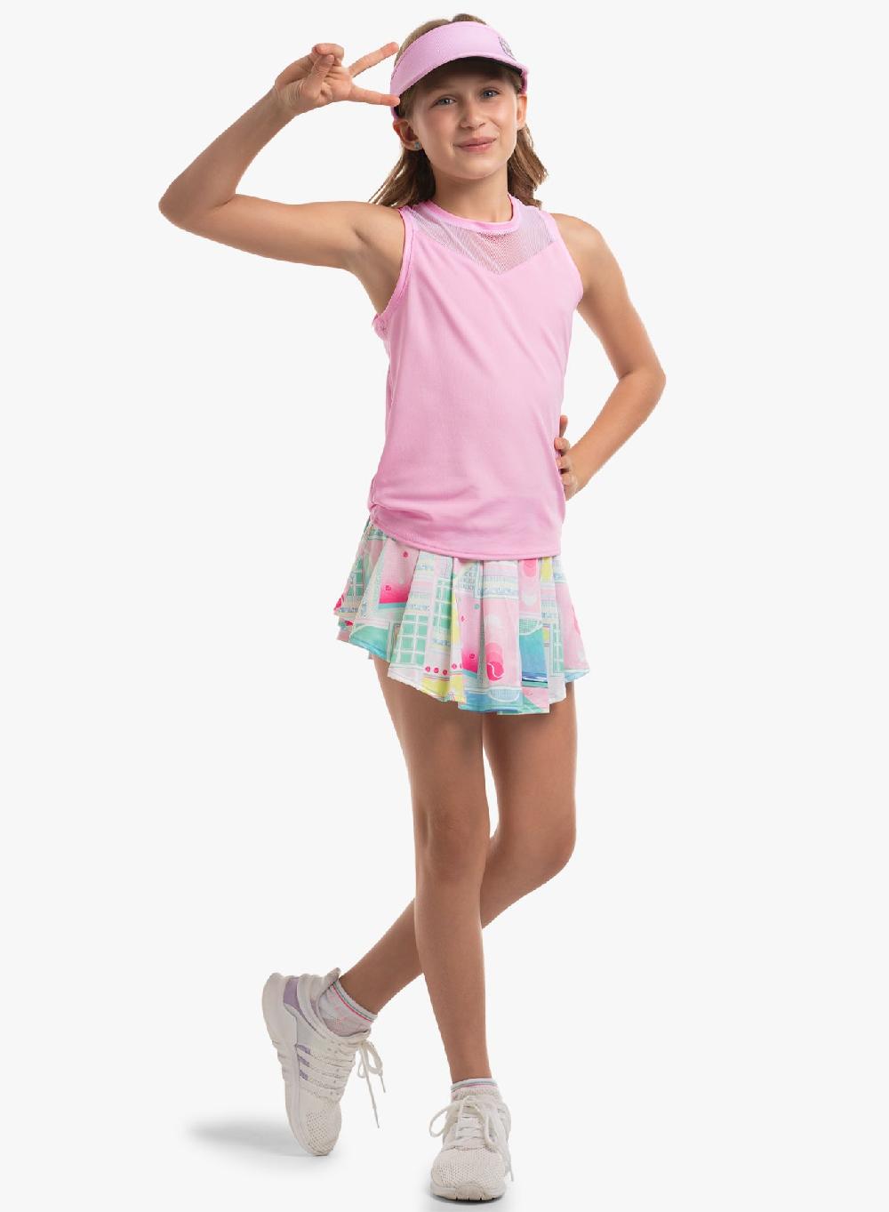 lucky in love Pique Dream Tie Back Tank