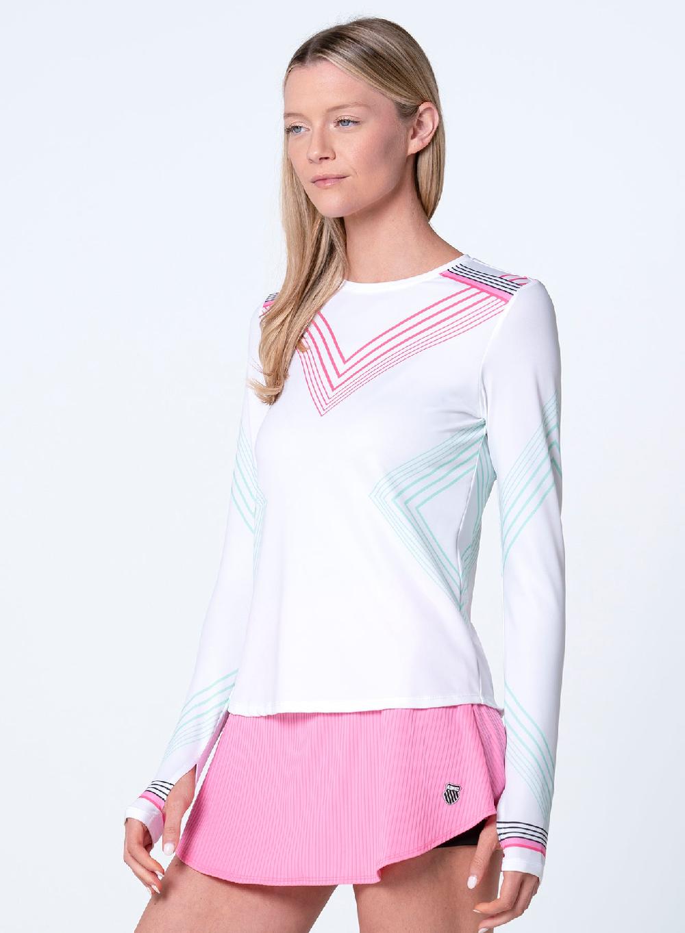 Lucky In Love Pique Long Sleeve