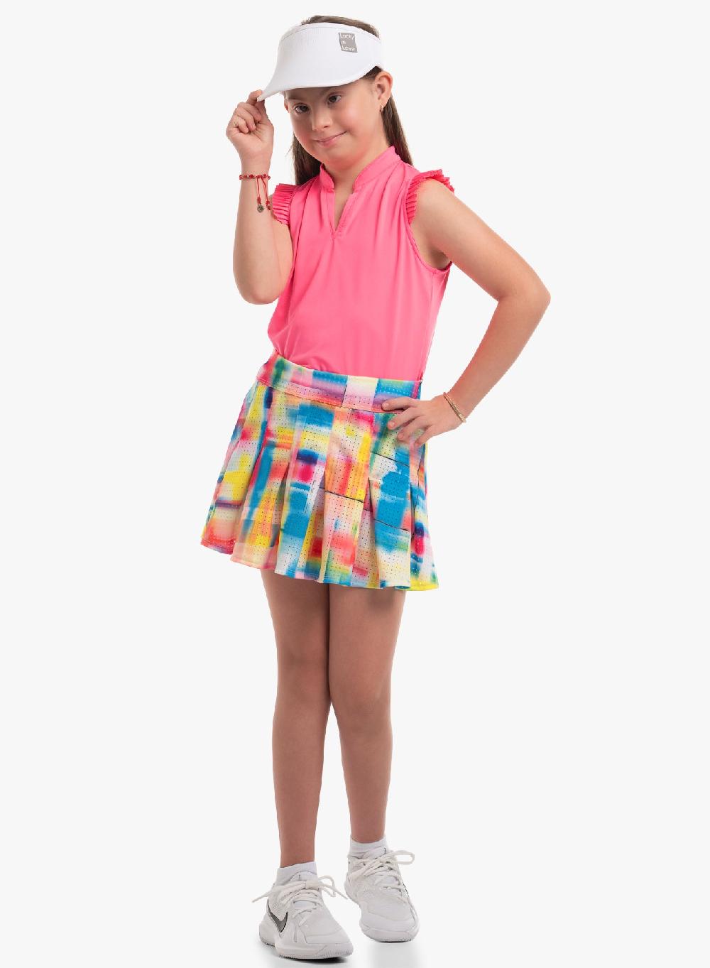 lucky in love Pleat Me Up Tank