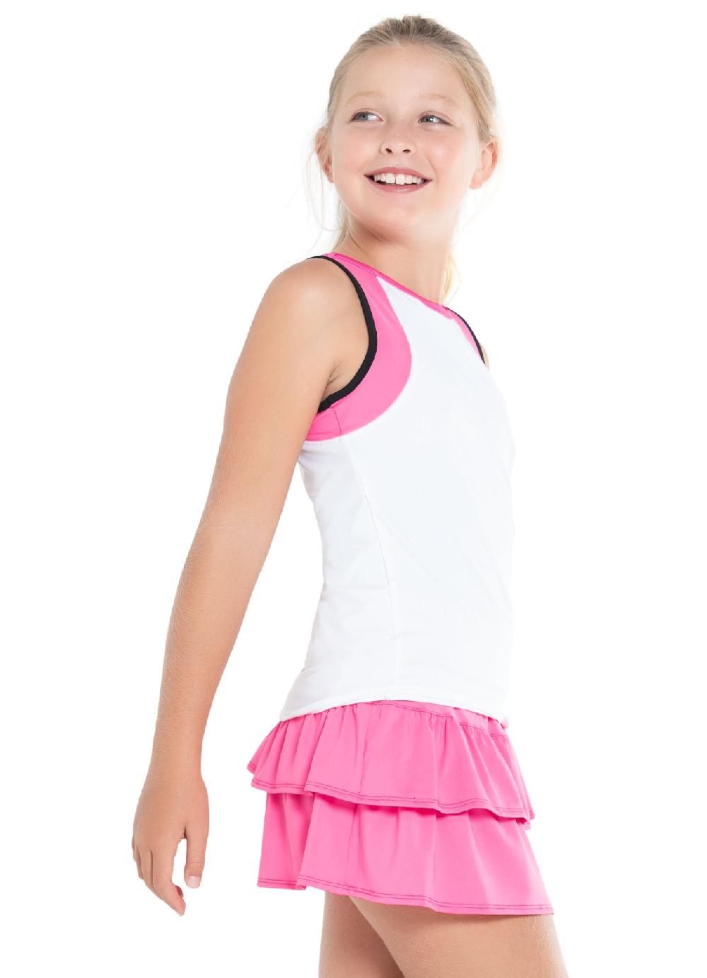 Lucky In Love Preppy Open Back Tank