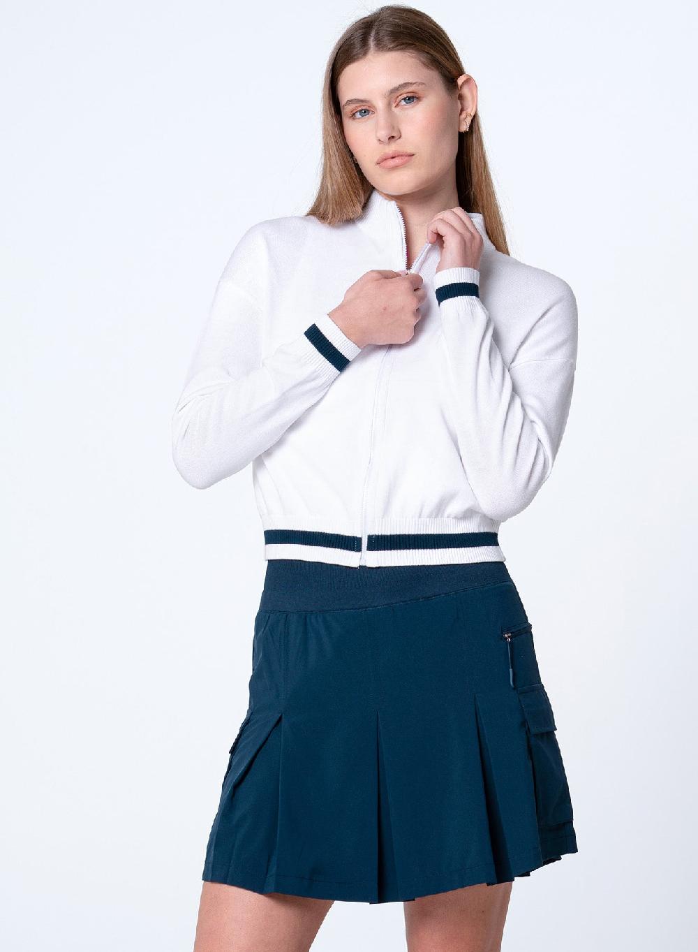 lucky in love Rally Mock Neck Cardigan