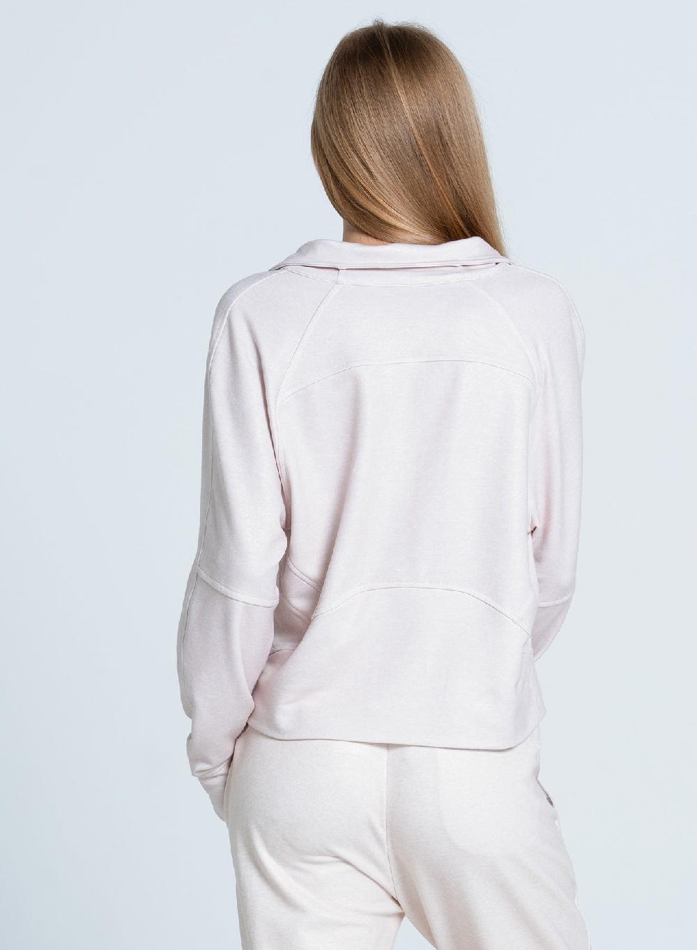 Lucky In Love Renew Heather 1/4 Zip Long Sleeve