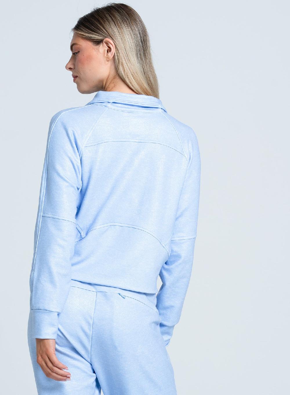 Lucky In Love Renew Heather 1/4 Zip Long Sleeve