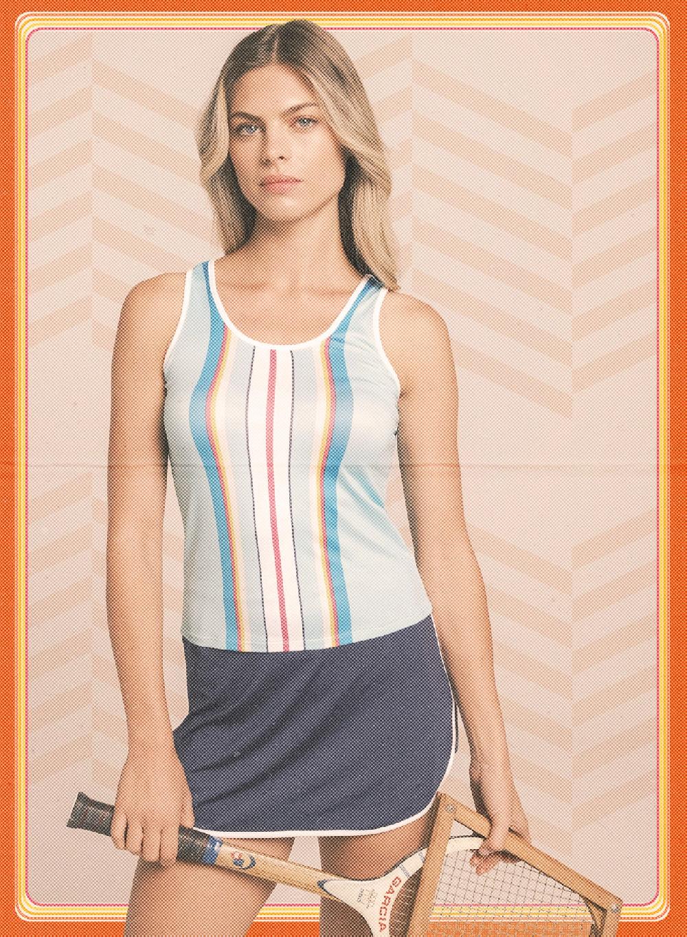 lucky in love Retro Chic Tank