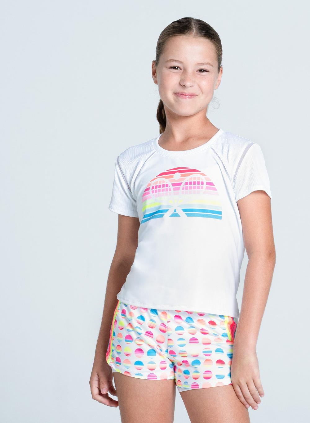 lucky in love Retro Sunset Short Sleeve
