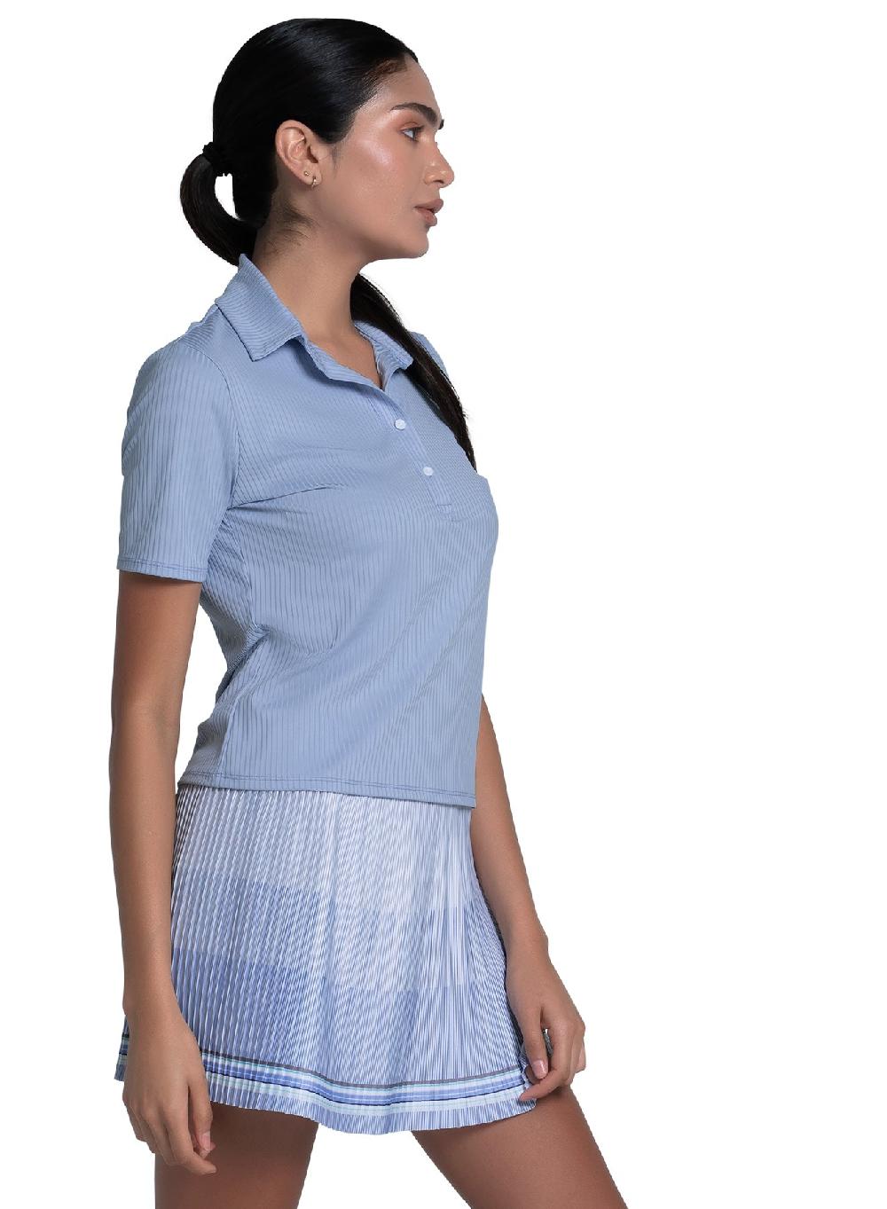 Lucky In Love Rib Polo Short Sleeve