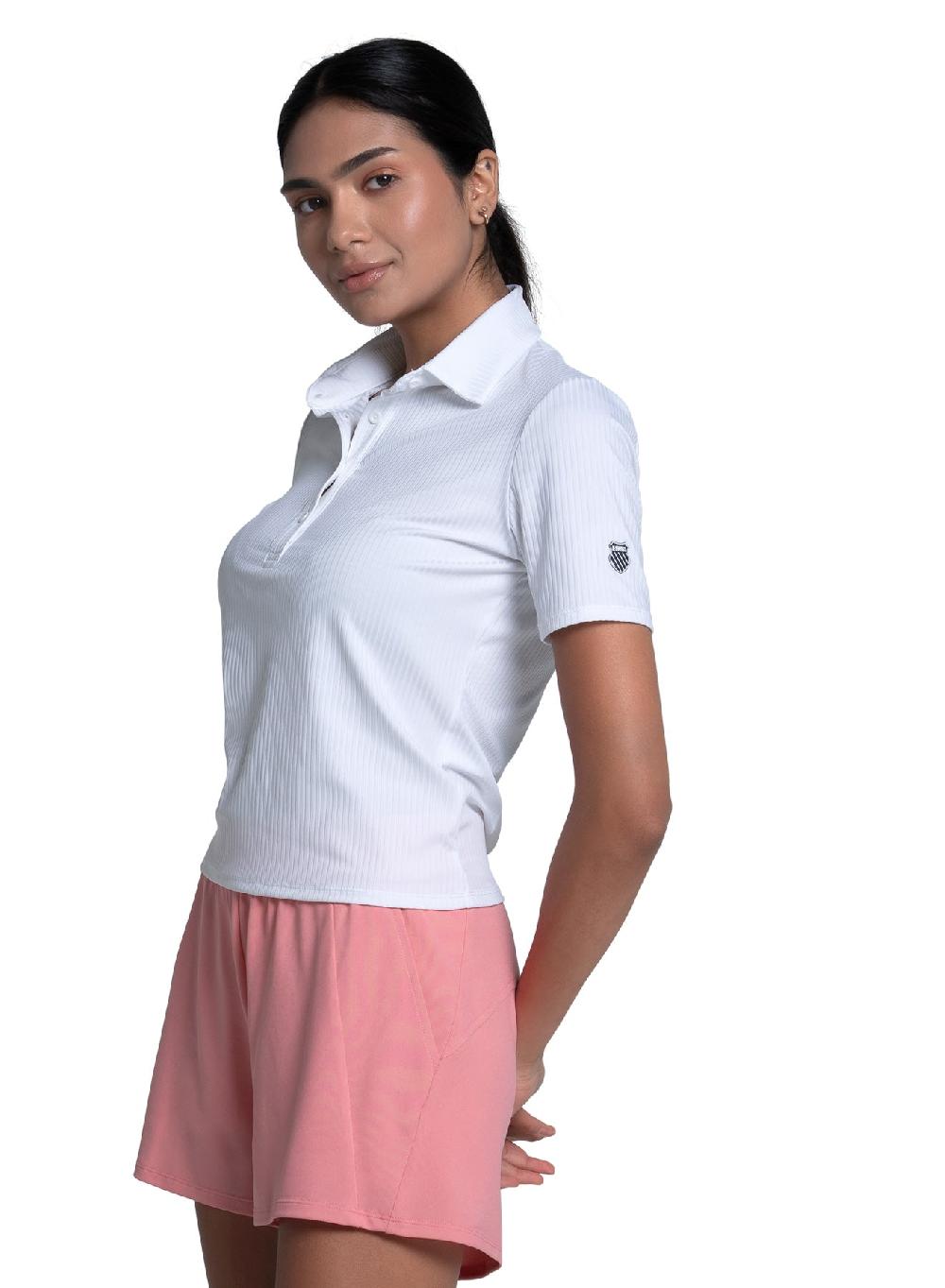 Lucky In Love Rib Polo Short Sleeve