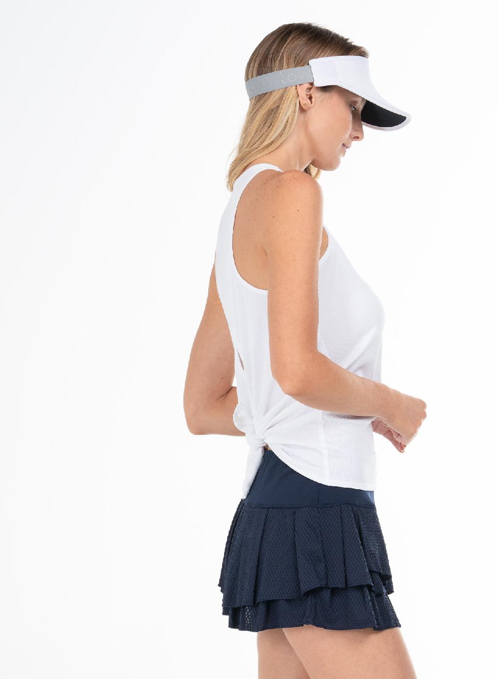 Lucky In Love Rib Tie Back Tank