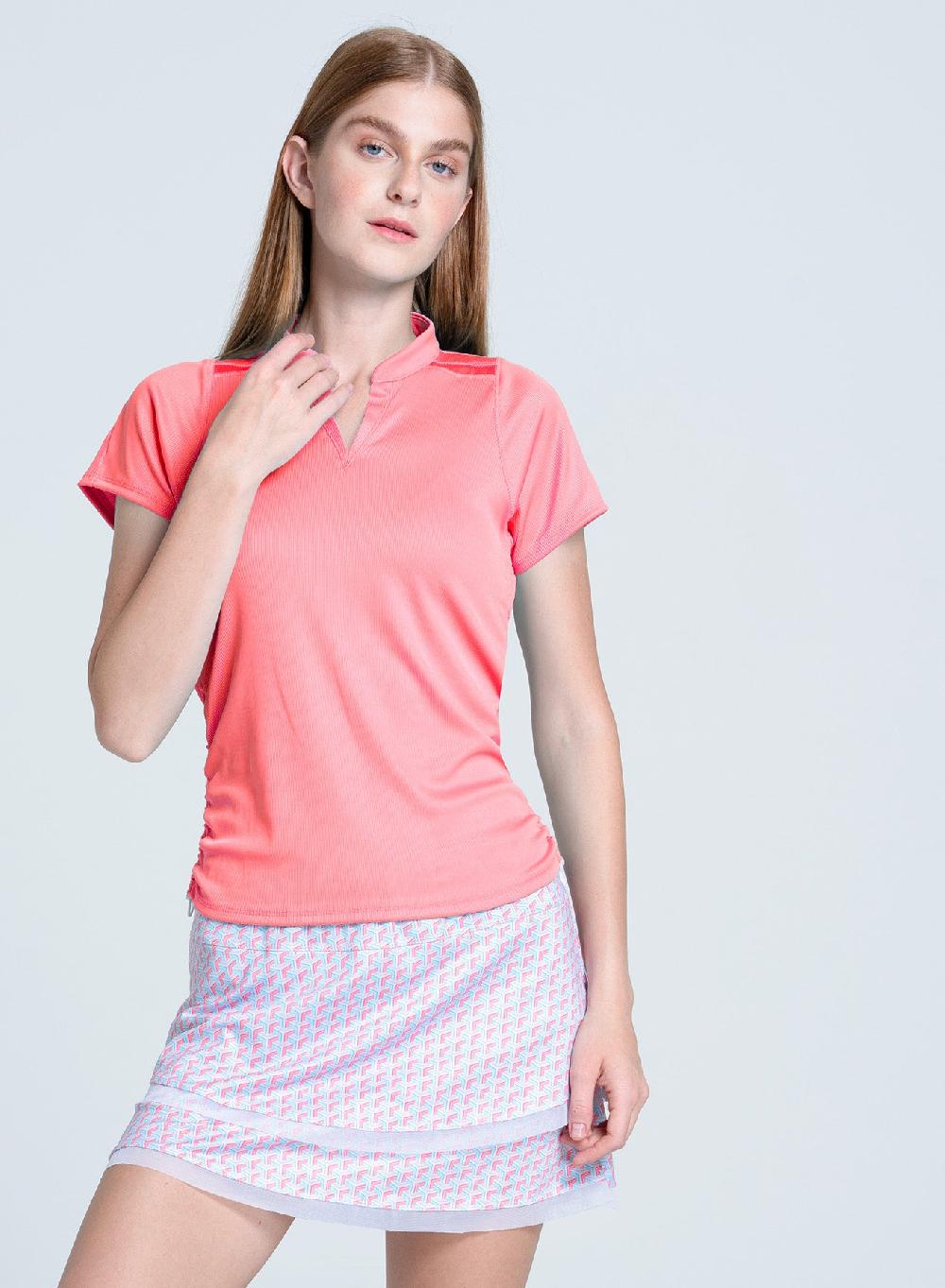 lucky in love Ruche Short Sleeve