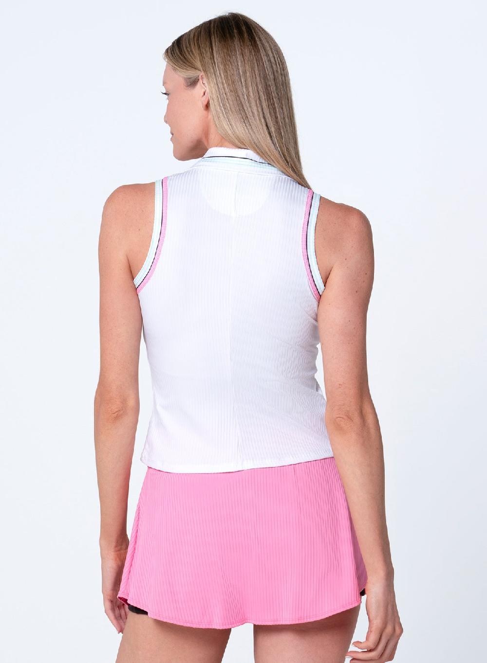 Lucky In Love Set Sleeveless Polo