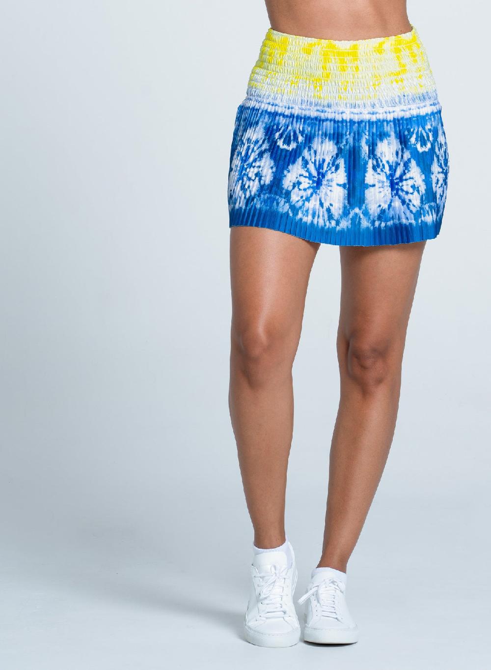 lucky in love Shibori Wave Skirt-14"