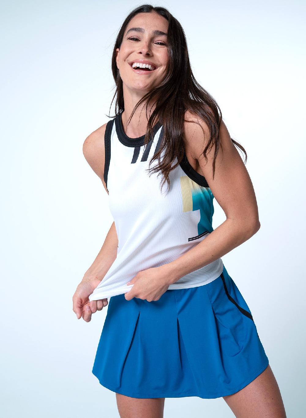 lucky in love Stripe It Up Tie Back Tank