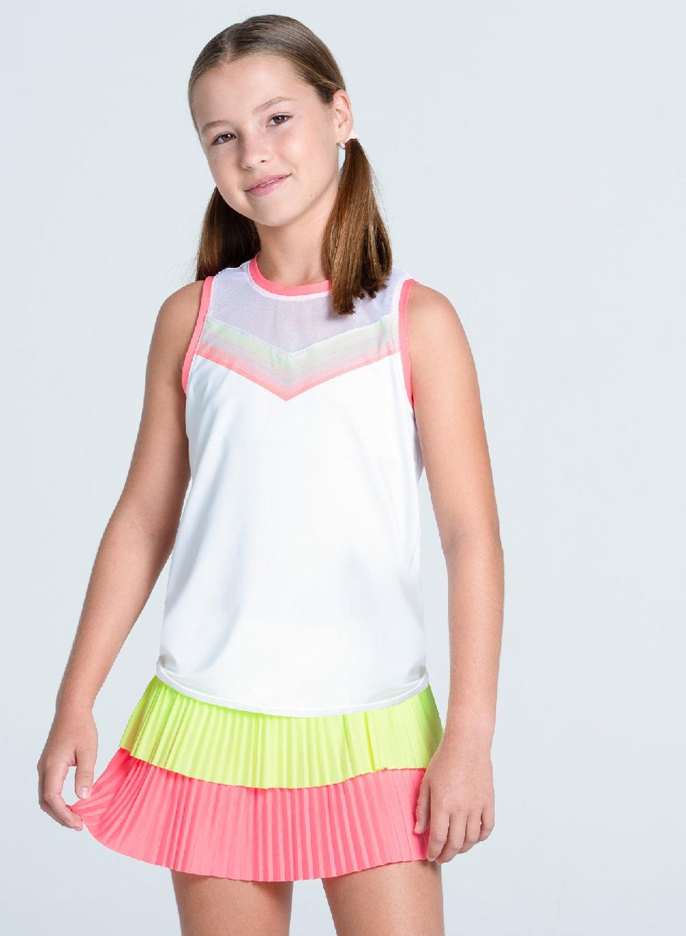 lucky in love Sunset Spin Tie Back Tank