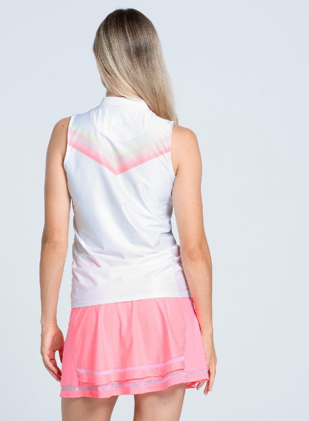 Lucky In Love Sunset Spin Zip Tank