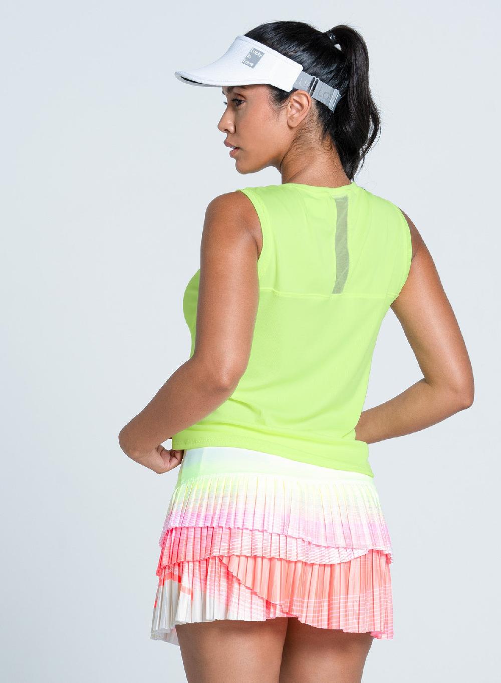 Lucky In Love Twist Front Tank