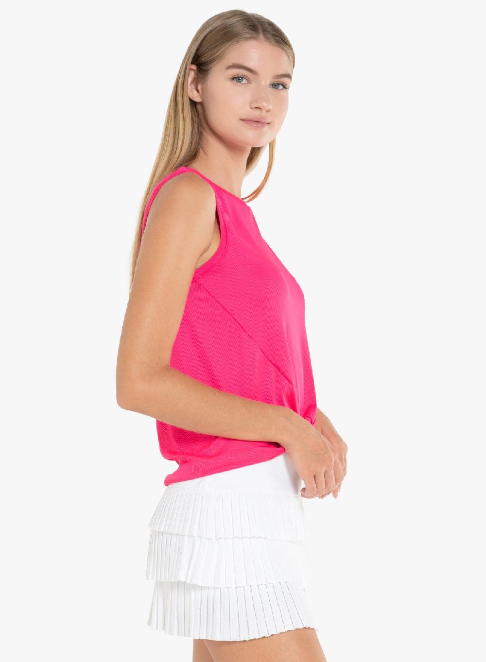 Lucky In Love Twist Front Tank